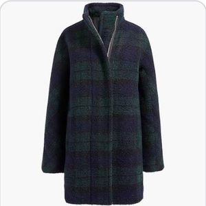 J Crew Factory City Coat in Blackwitch Plaid